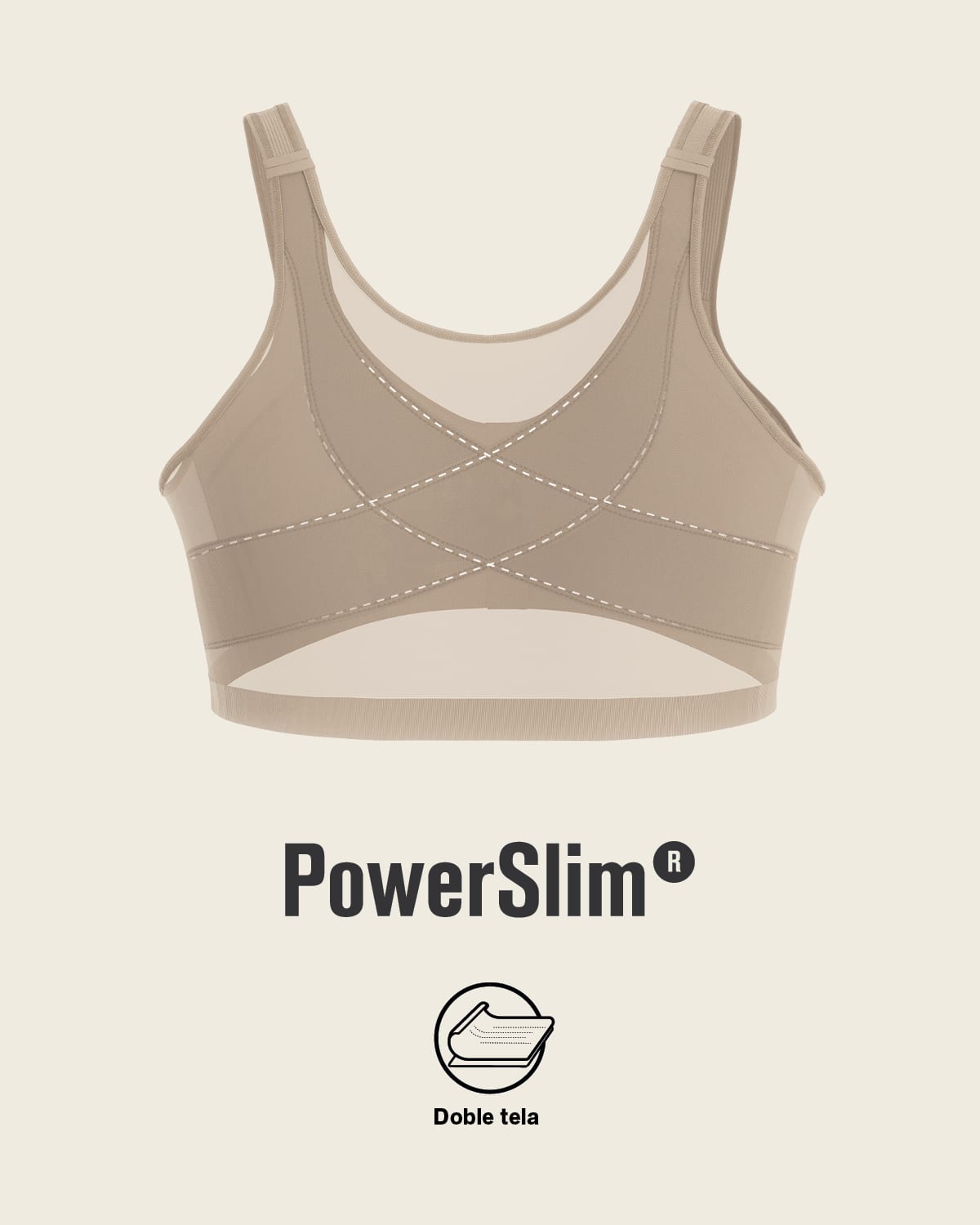Unlined Wireless Posture Corrector Bra