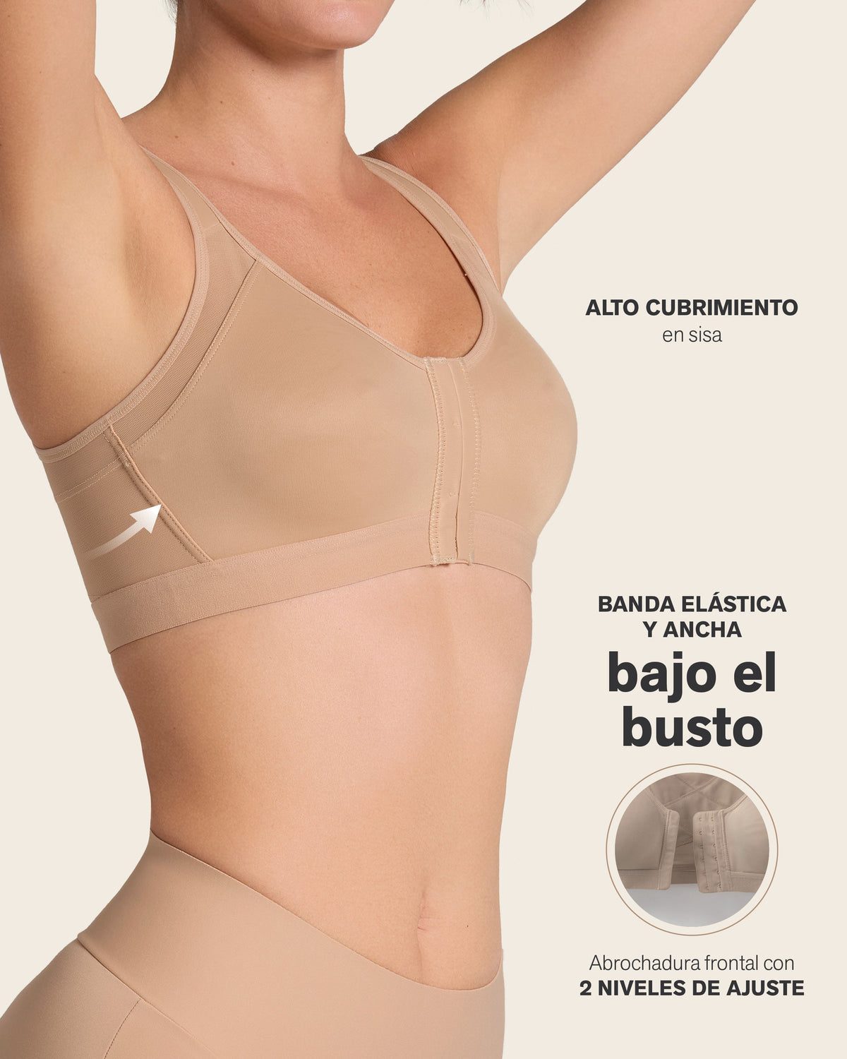 Unlined Wireless Posture Corrector Bra
