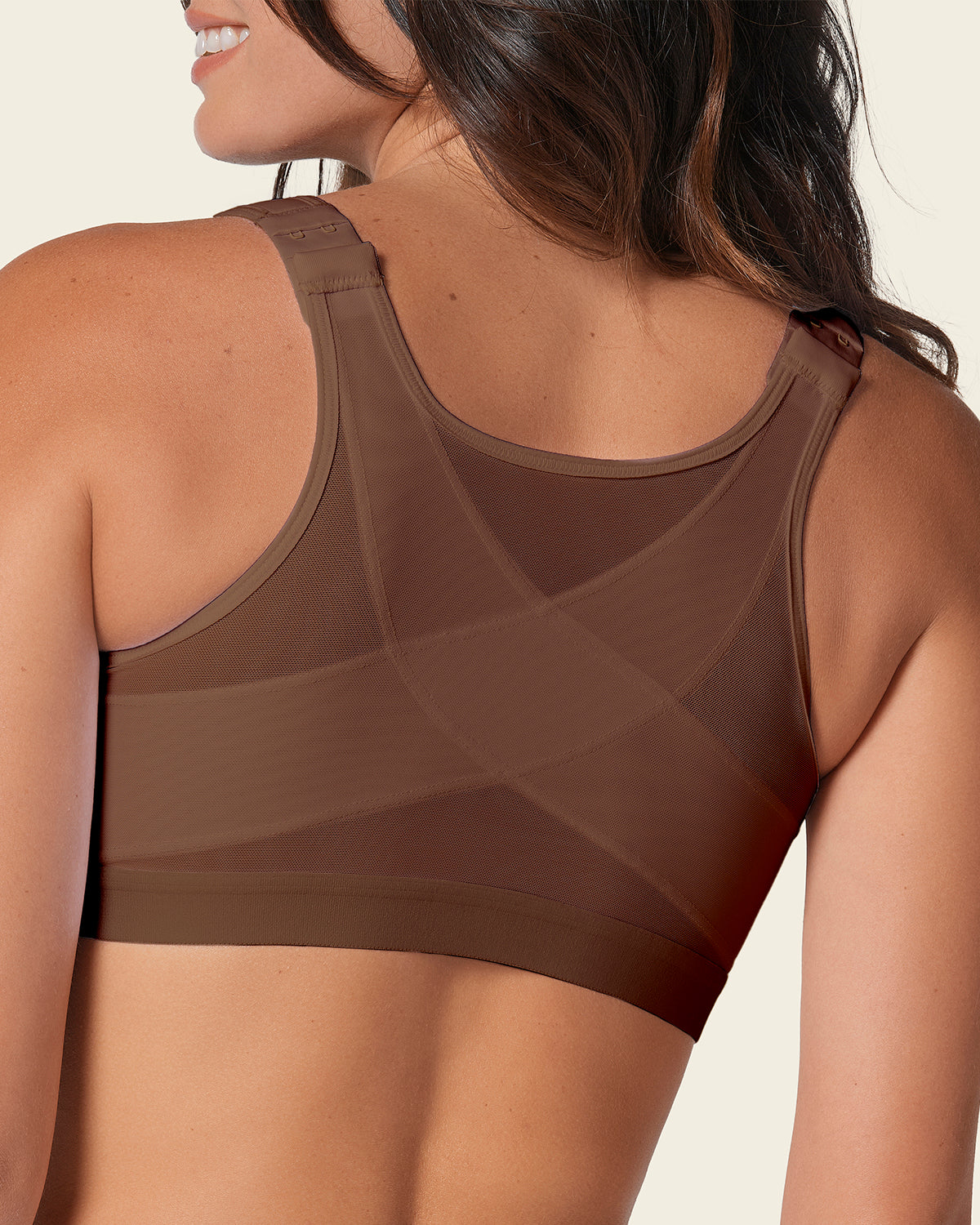 Post-Surgical Wireless Bra with Front Closure
