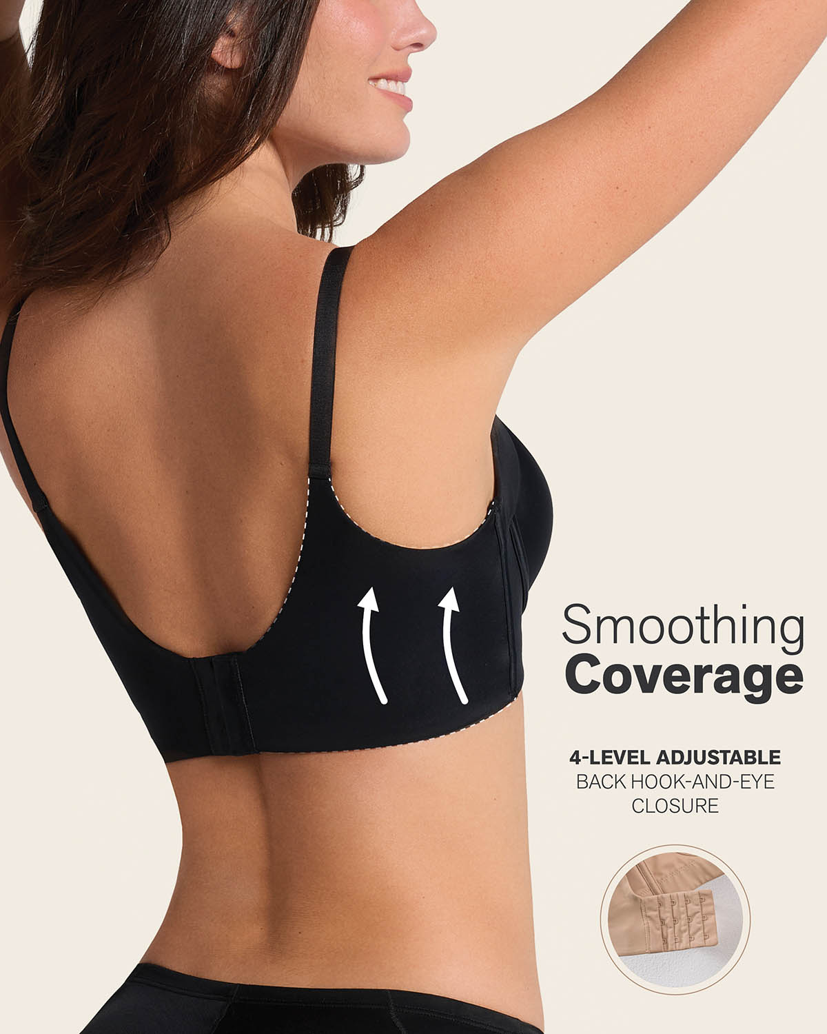 High Profile Bra & PowerStay Short in Black