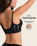 High Profile Bra & PowerStay Short in Black
