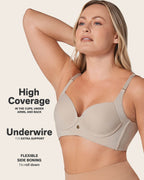 Back Smoothing Bra with Soft Full Coverage Cups