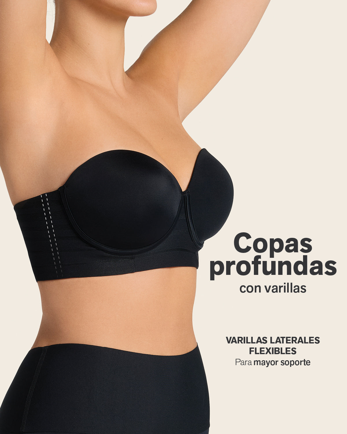 Strapless Bra with Underwire
