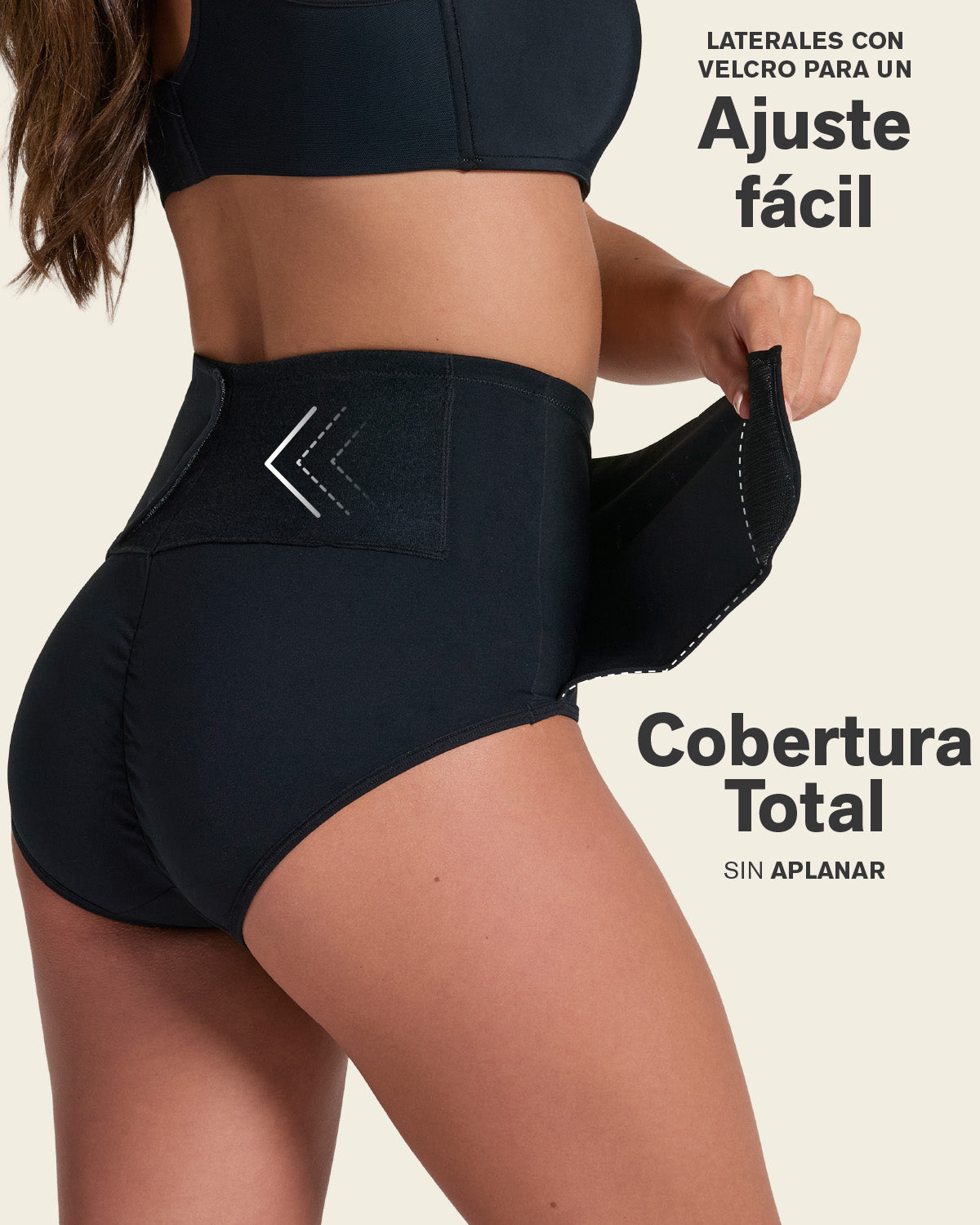 3-Pack Firm Compression Postpartum Panties with Adjustable Belly Wrap