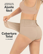 2-Pack Firm Compression Postpartum Panties with Adjustable Belly Wrap