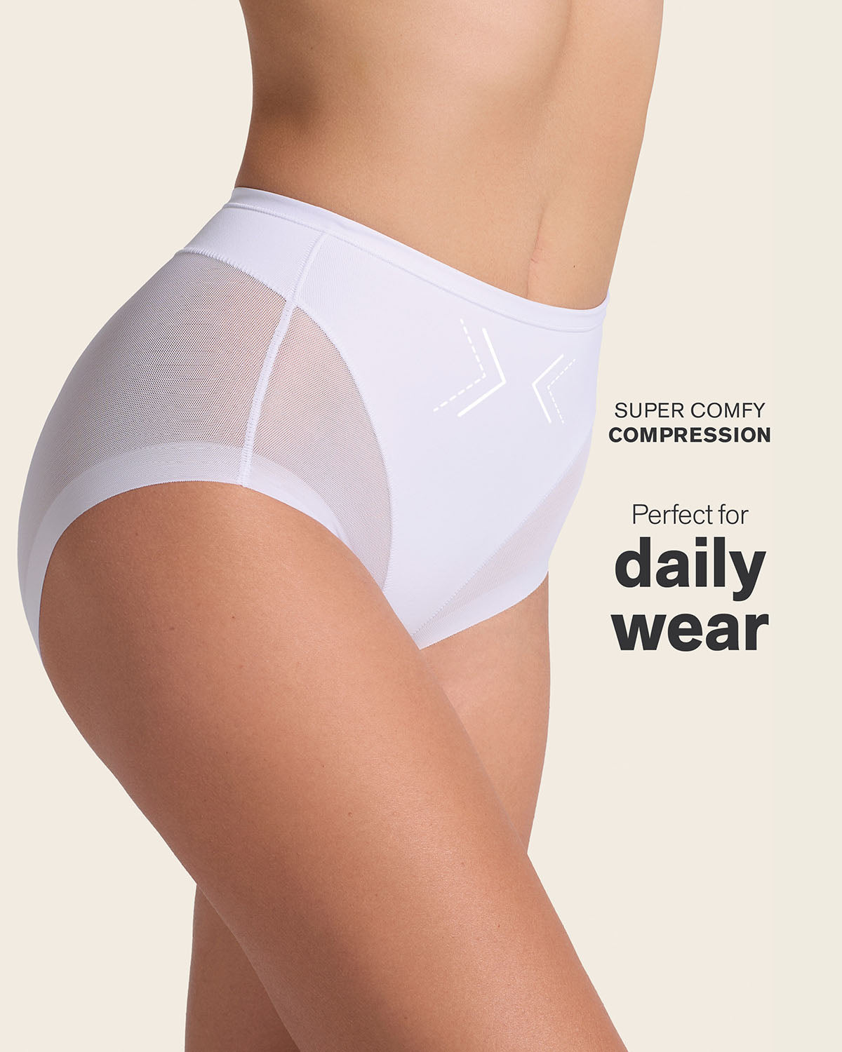 ComfortFit & Truly Undetectable in White