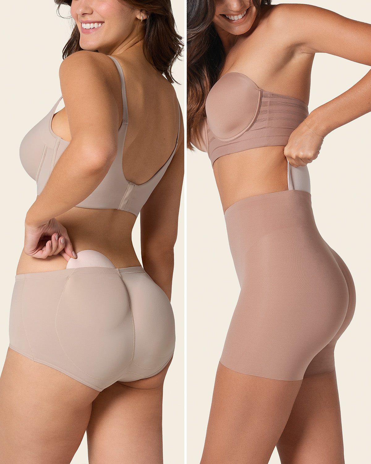 PadUp Panty & PadUp Short in Nude