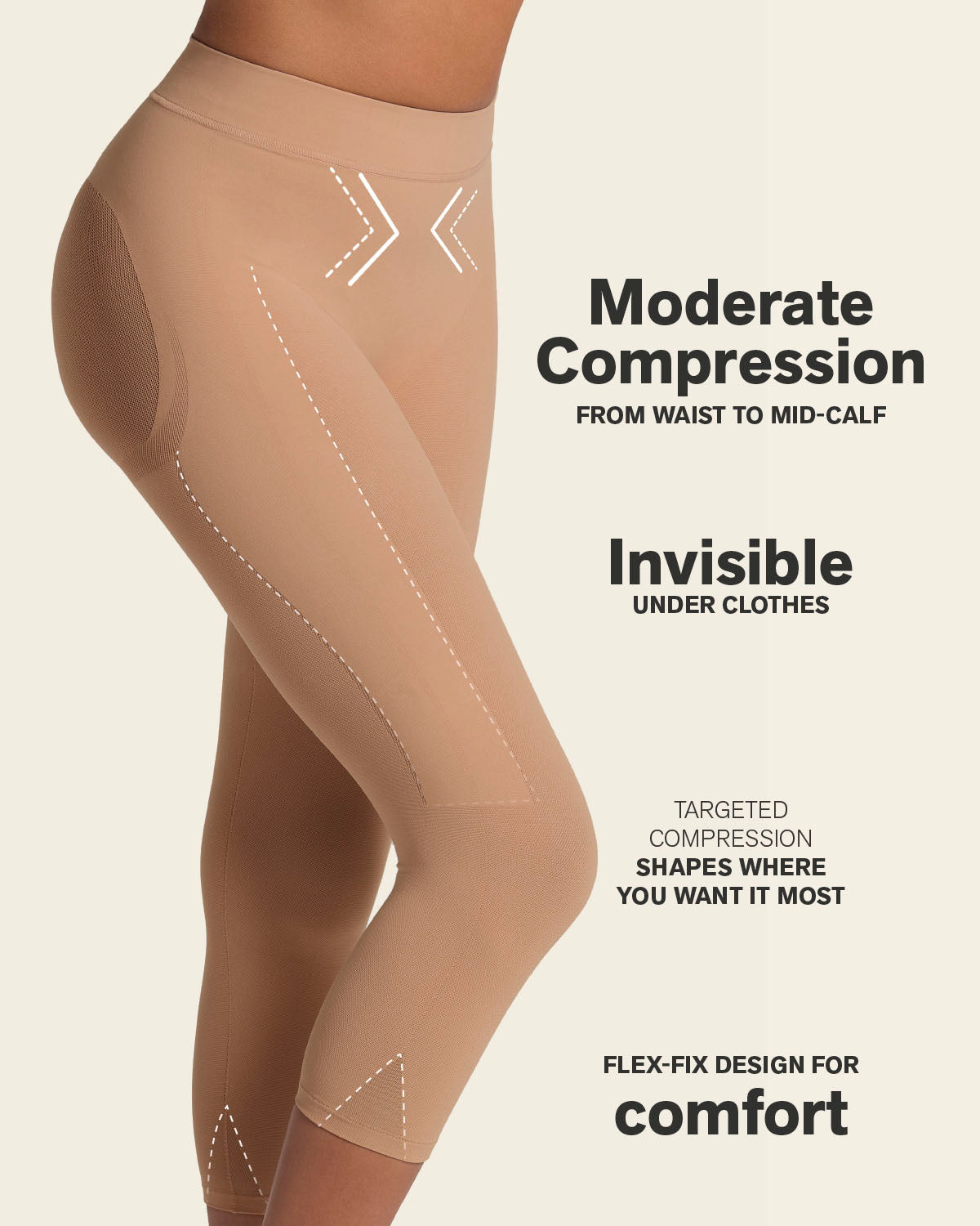 PowerStay Short + SmartShape Capri in Brown