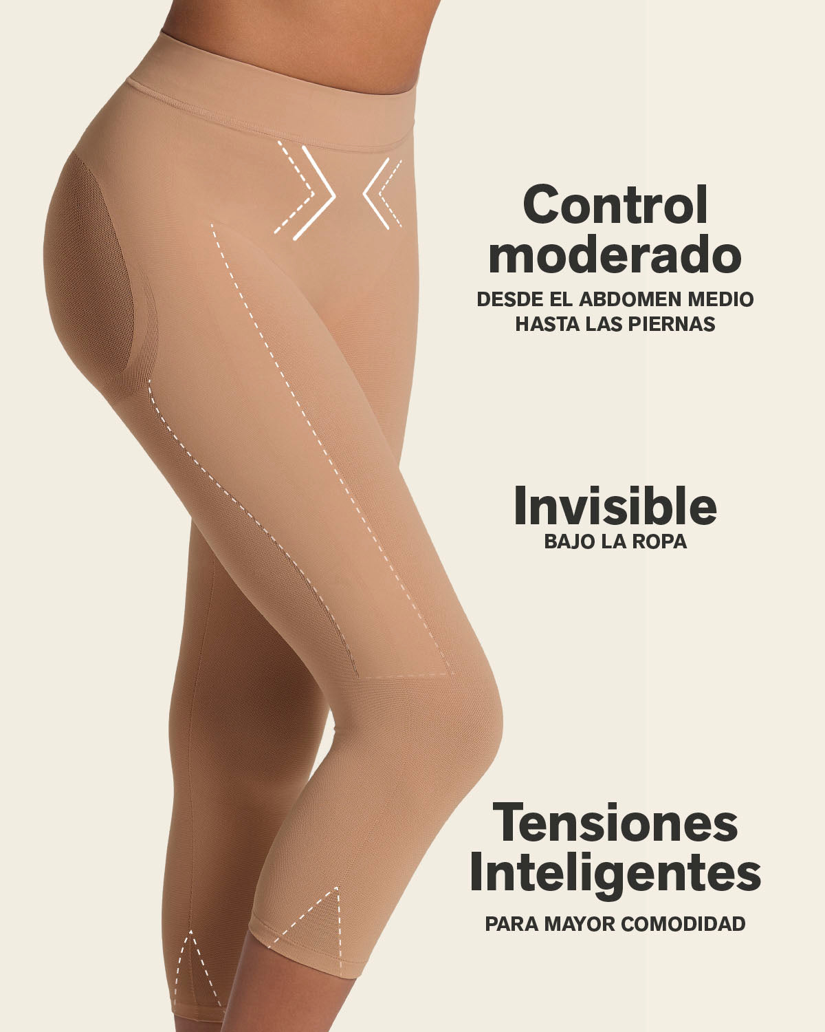 PowerStay Short + SmartShape Capri in Brown