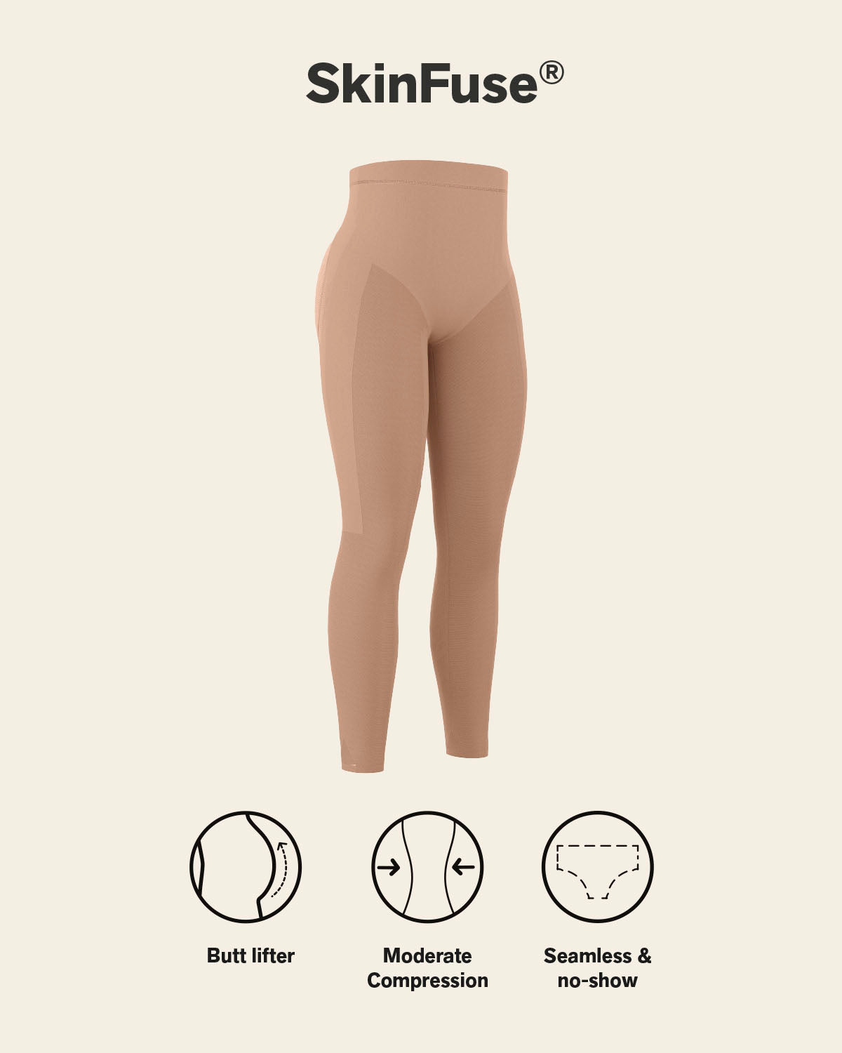 PowerStay Short + SmartShape Capri in Brown
