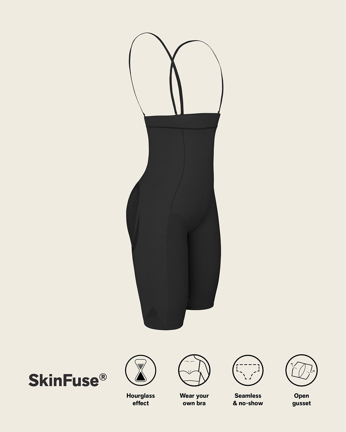 Invisible Extra High-Waisted Shaper Short