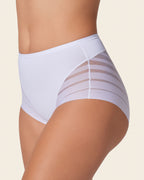 Everyday Bra + Stripe Undetectable Shaper Panty in White