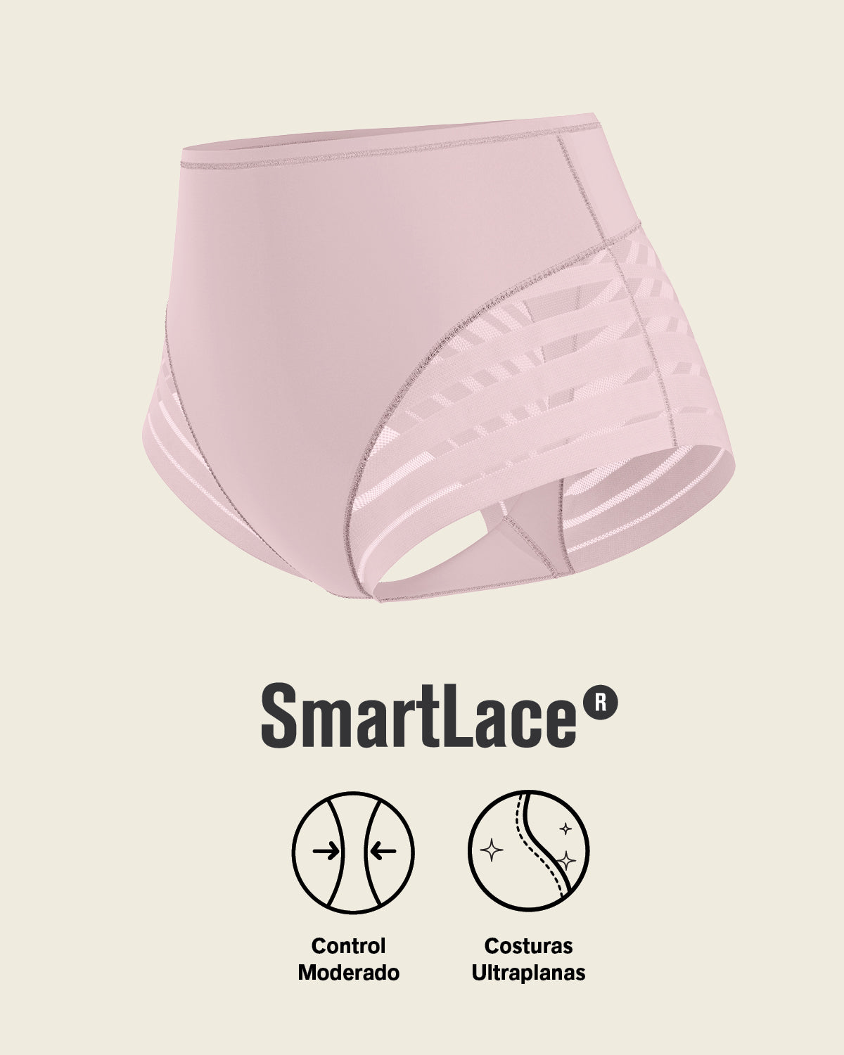 Everyday Bra + Stripe Undetectable Shaper Panty in Rosewood