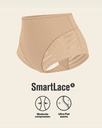 High Profile Bra + Stripe Undetectable Panty in Golden Beige