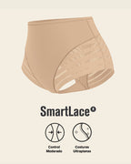 Everyday Bra + Stripe Undetectable Shaper Panty in Golden Beige