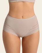 High Profile Bra + Stripe Undetectable Panty in Nude