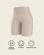 Moderate High-Waisted Shaper Short