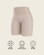 Moderate High-Waisted Shaper Short