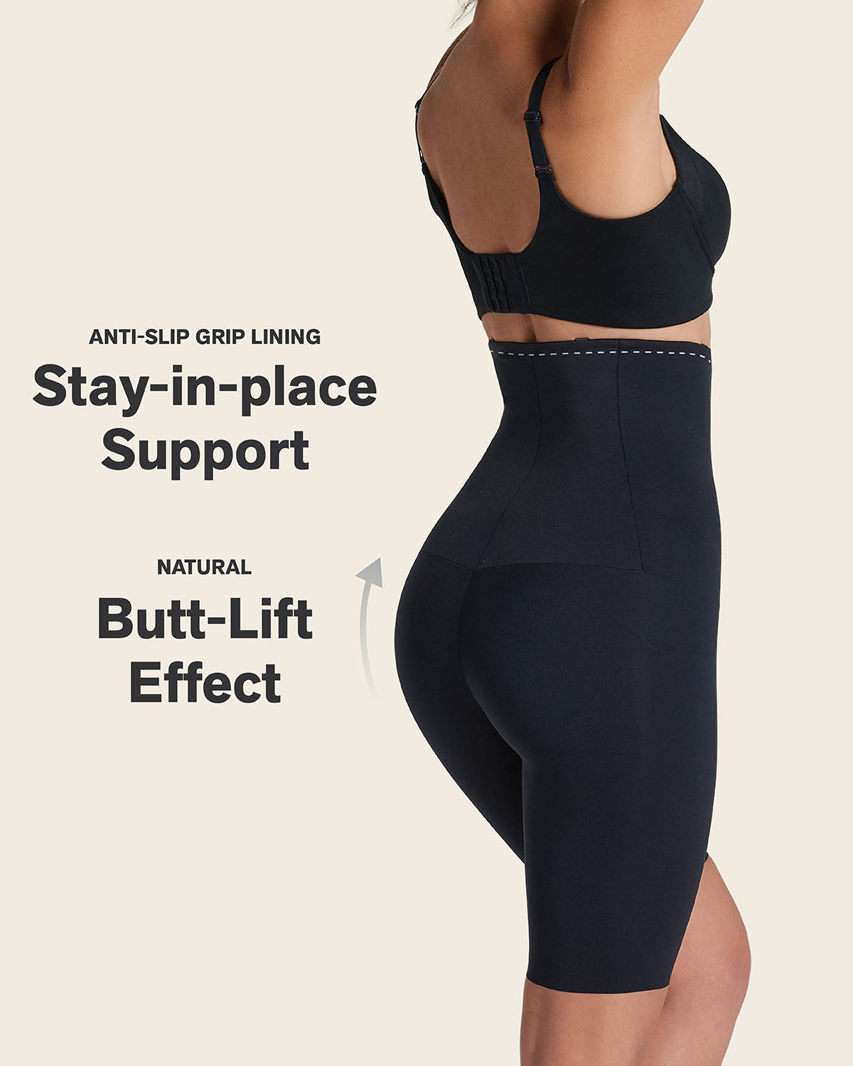 Extra High Waisted Firm Shaper Short