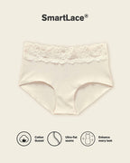 Ultra Light Lace Trim Hipster Panty