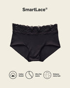 Ultra Light Lace Trim Hipster Panty
