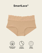 Ultra Light Lace Trim Hipster Panty