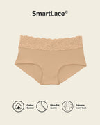Ultra Light Lace Trim Hipster Panty