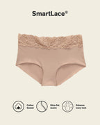 Ultra Light Lace Trim Hipster Panty