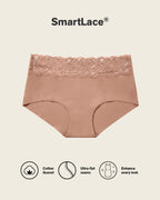 Ultra Light Lace Trim Hipster Panty