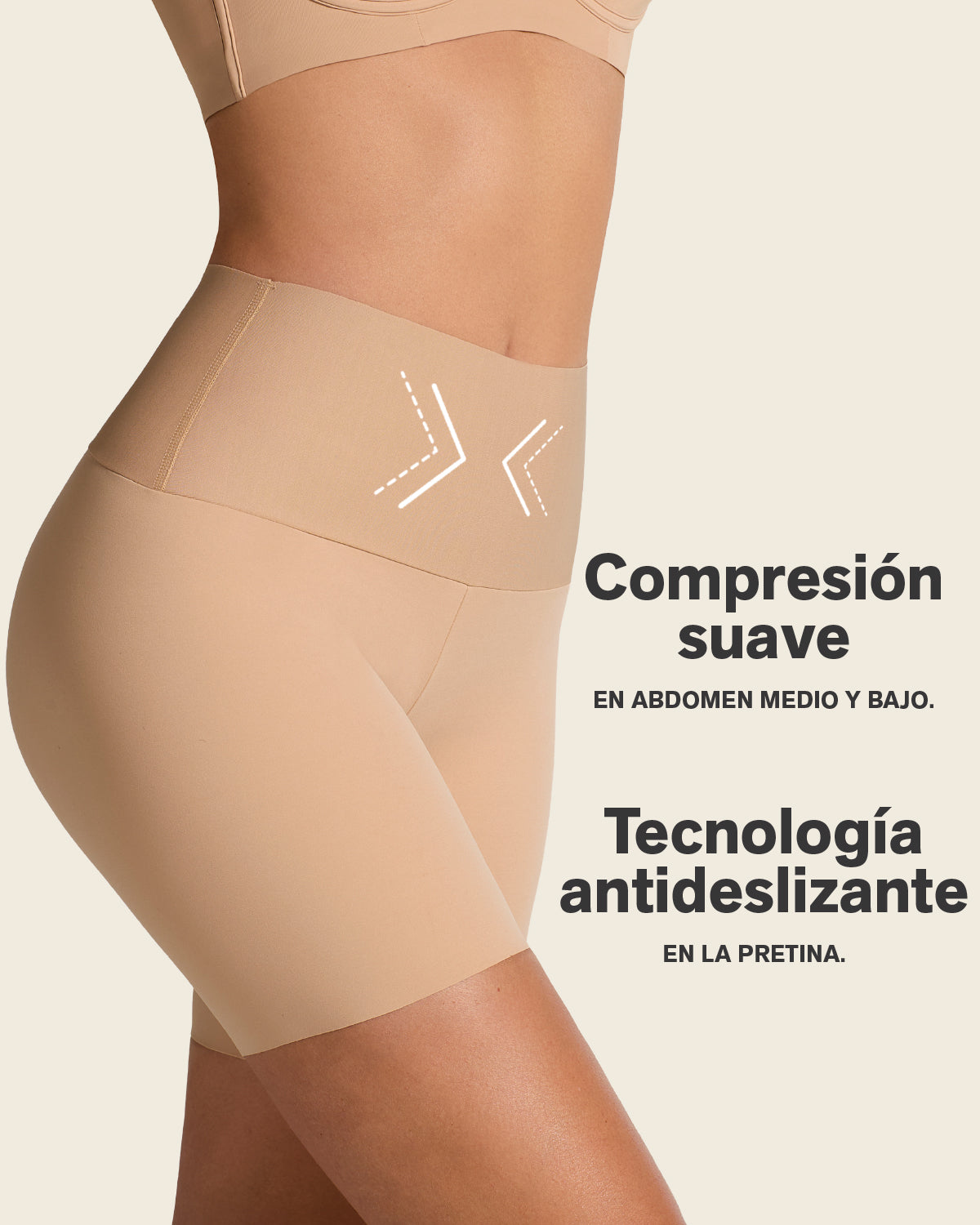 2-Pack Stay-In-Place Seamless Shapewear Shorts