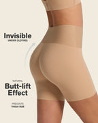 2-Pack Stay-In-Place Seamless Shapewear Shorts