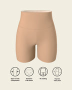 Stay-In-Place Seamless Shapewear Shorts