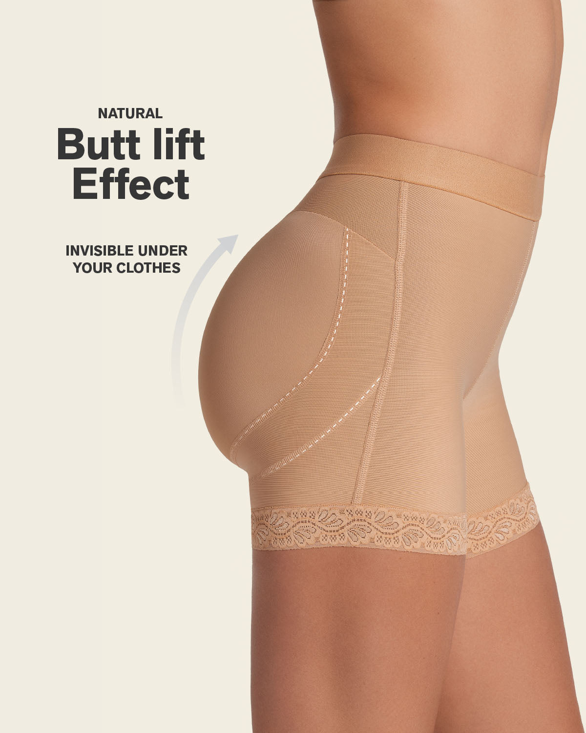 Mid-Rise Sculpting Butt Lifter Shaper Short