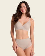 High-Waisted Sheer Lace Shaper Panty