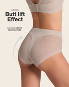 3-Pack High-Waisted Sheer Lace Shaper Panties