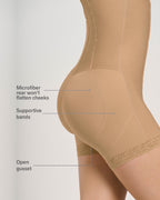 Post-Surgical Short Girdle with Front Hook-And-Eye Closure