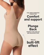 Plunge Back Classic Ultra Sculpting Body Shaper