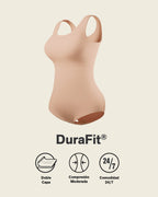 Plunge Classic Sleeveless Shaper Bodysuit