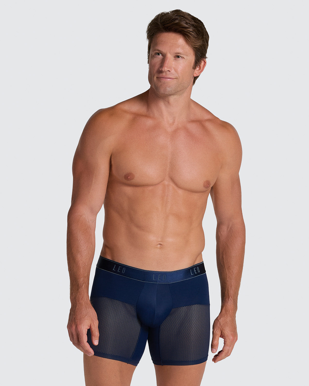 High-Tech Mesh Boxer Brief with Ergonomic Pouch