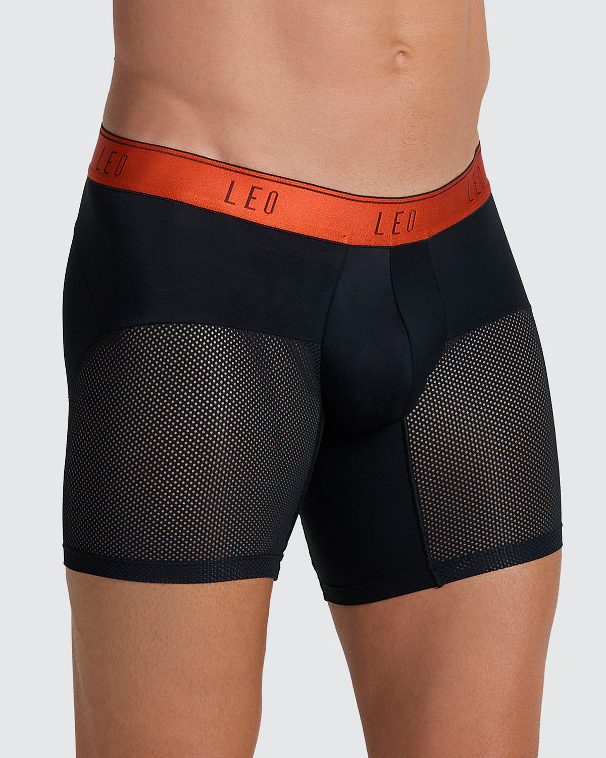 High-Tech Mesh Boxer Brief with Ergonomic Pouch