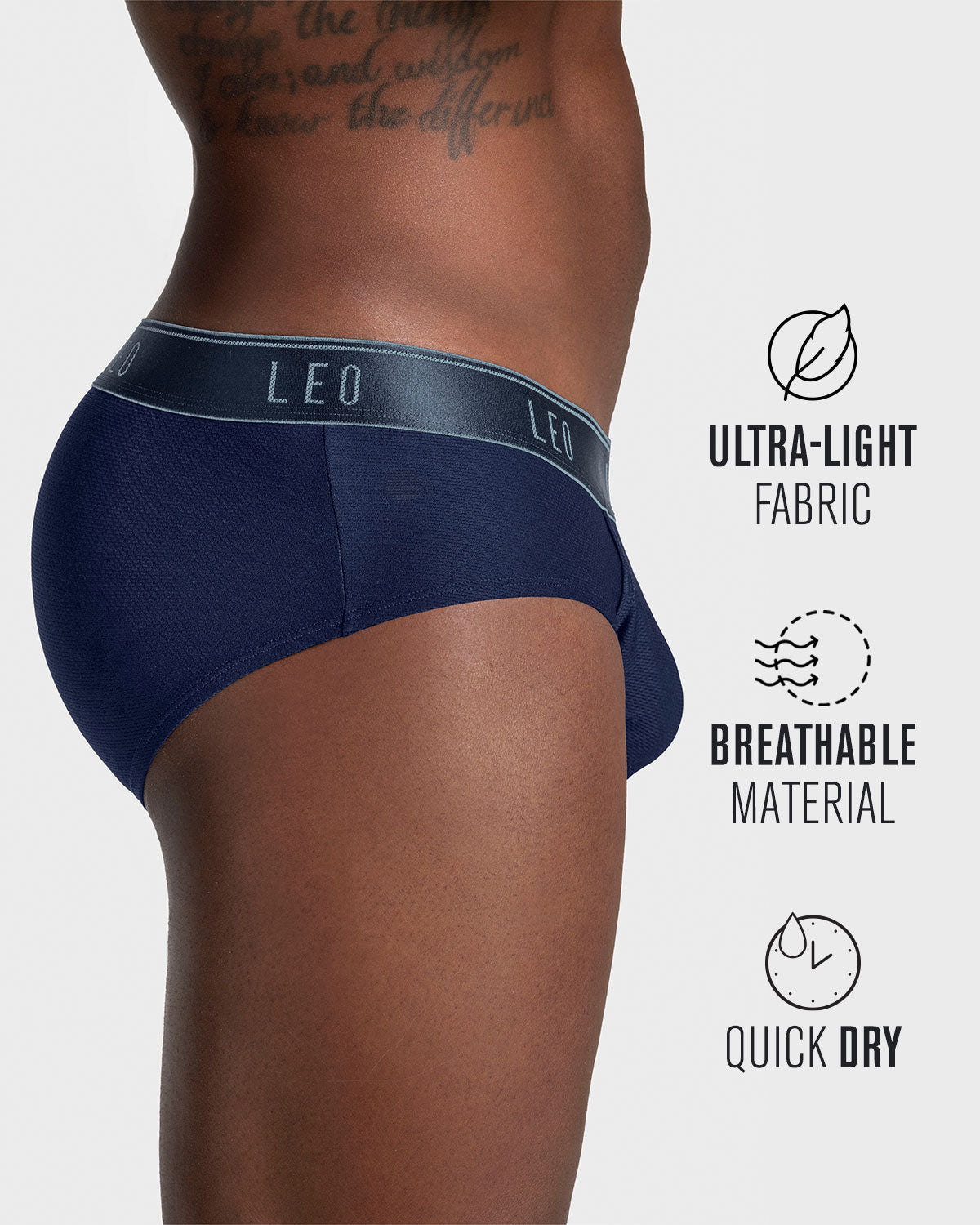 Ultra-Light Brief with Ergonomic Pouch