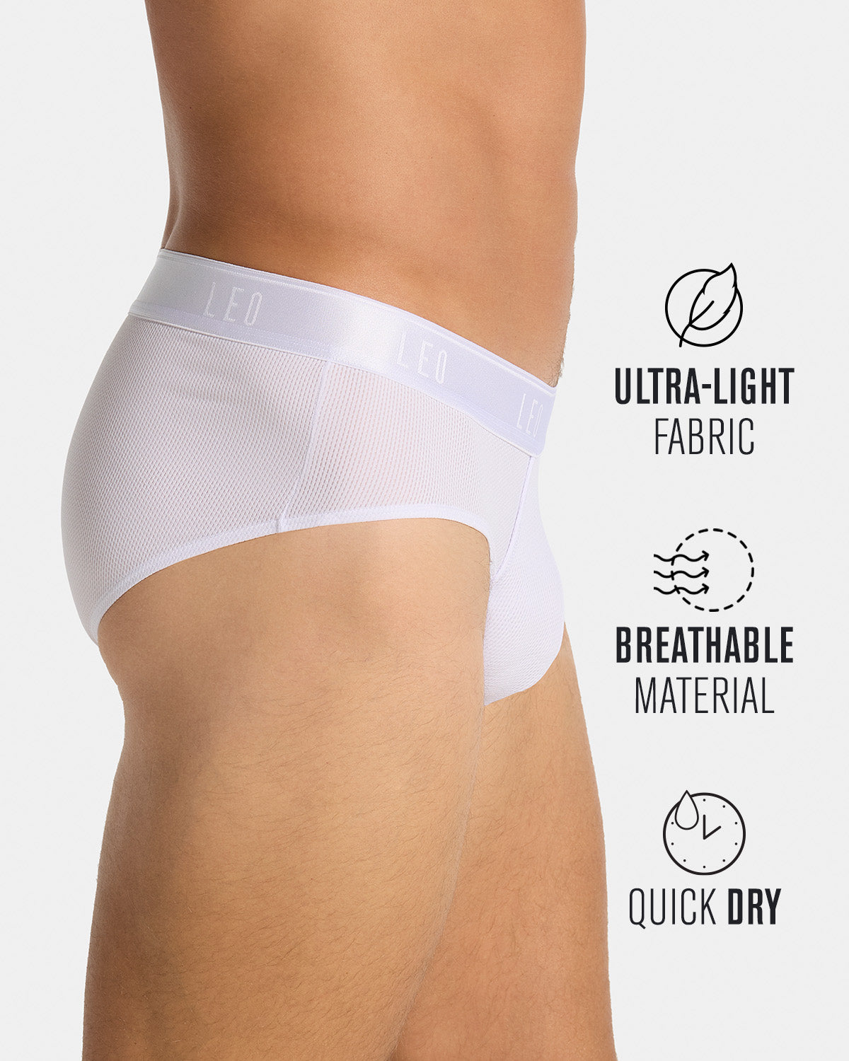 Ultra-Light Brief with Ergonomic Pouch