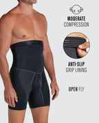 High-Waisted Stomach Shaper Boxer Brief