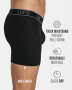 3-Pack Ultra-Light Boxer Briefs with Ergonomic Pouch
