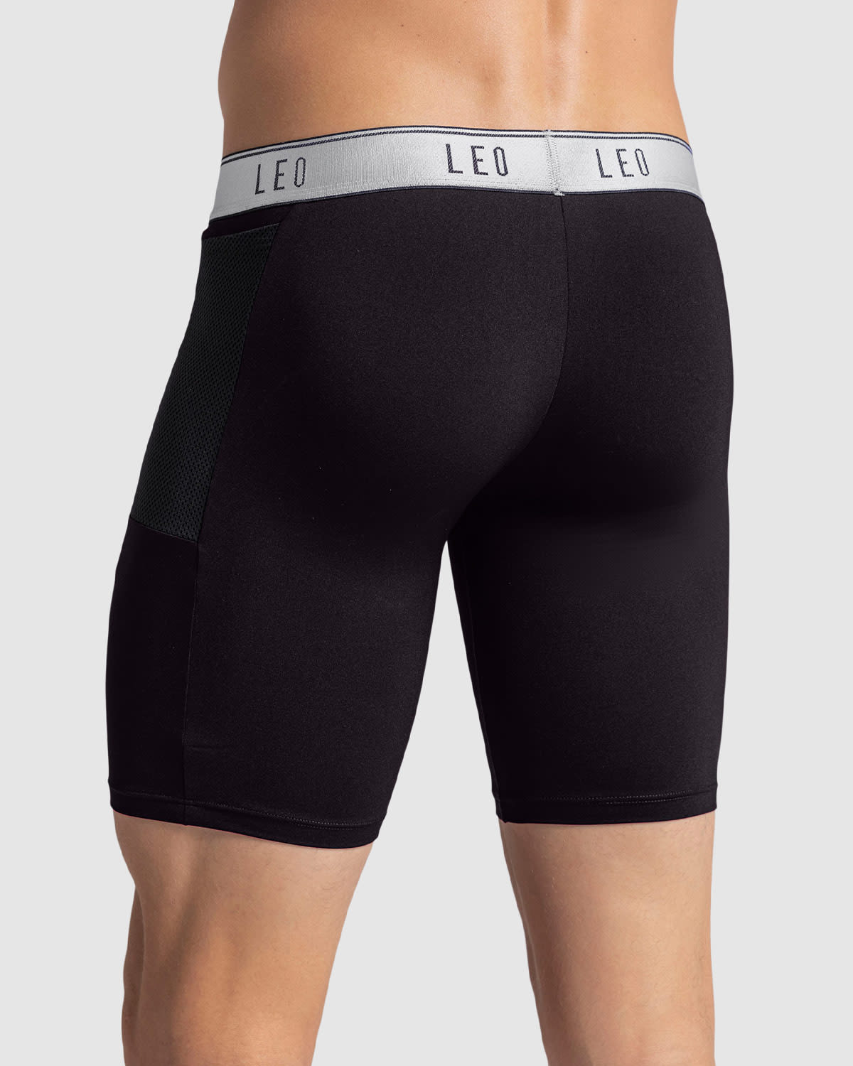 Long Athletic Boxer Brief with Side Pocket