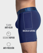 3-Pack Long Athletic Boxer Briefs