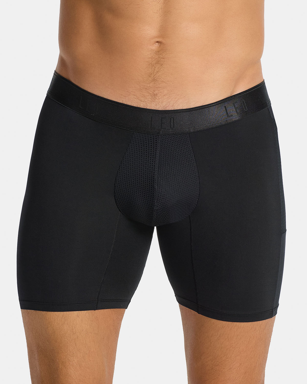Long Athletic Boxer Brief with Side Pocket