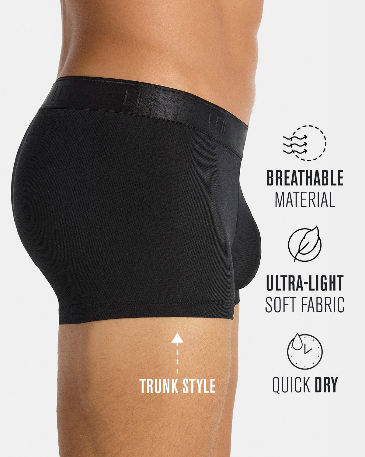 Ultra-Light Trunk with Ergonomic Pouch