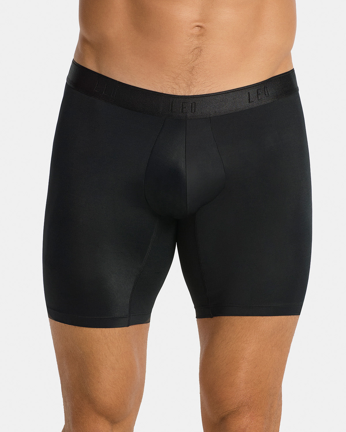 Microfiber Long Boxer Brief with Ergonomic Pouch