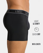 Boxer Brief with Breathable Details and Ergonomic Design